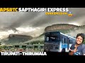 Tirupati to tirumala in apsrtc bus  enna speed da swamy  andhra ep 6