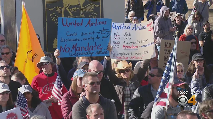 Coloradans Attend Anti-Vaccine Mandate Rally At Colorado State Capitol