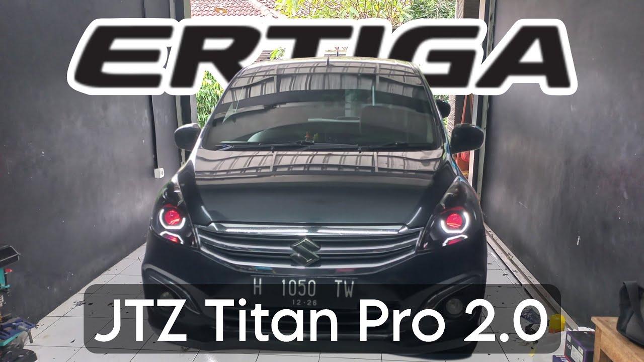 Suzuki Ertiga Pasang JTZ Titan Pro 2.0 Poles Mika dan Black Housing