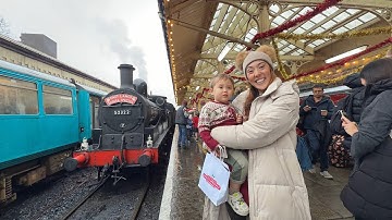 Santa Train with the Family 🎅🏼 Vlogmas Day 8