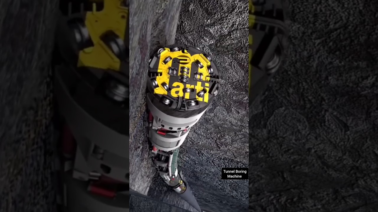 How tunnels are made using TBM 😯⚡ || facts 