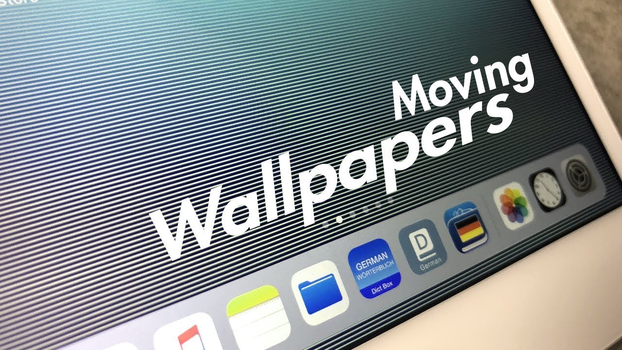 How To Get Moving Wallpaper On Ipad 3d Illusions In Ios 11 Youtube