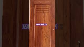 🟫🥶Teak home door 🚪 @teakwoodstamil #wood #home #furniture #finishwood #woodfinishing