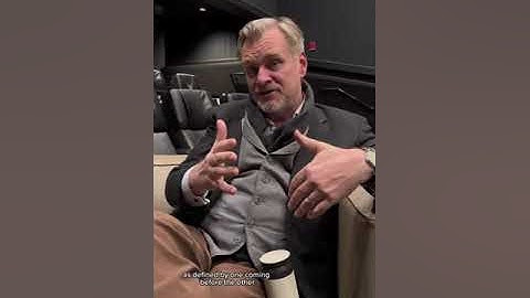 Christopher Nolan explaining TENET