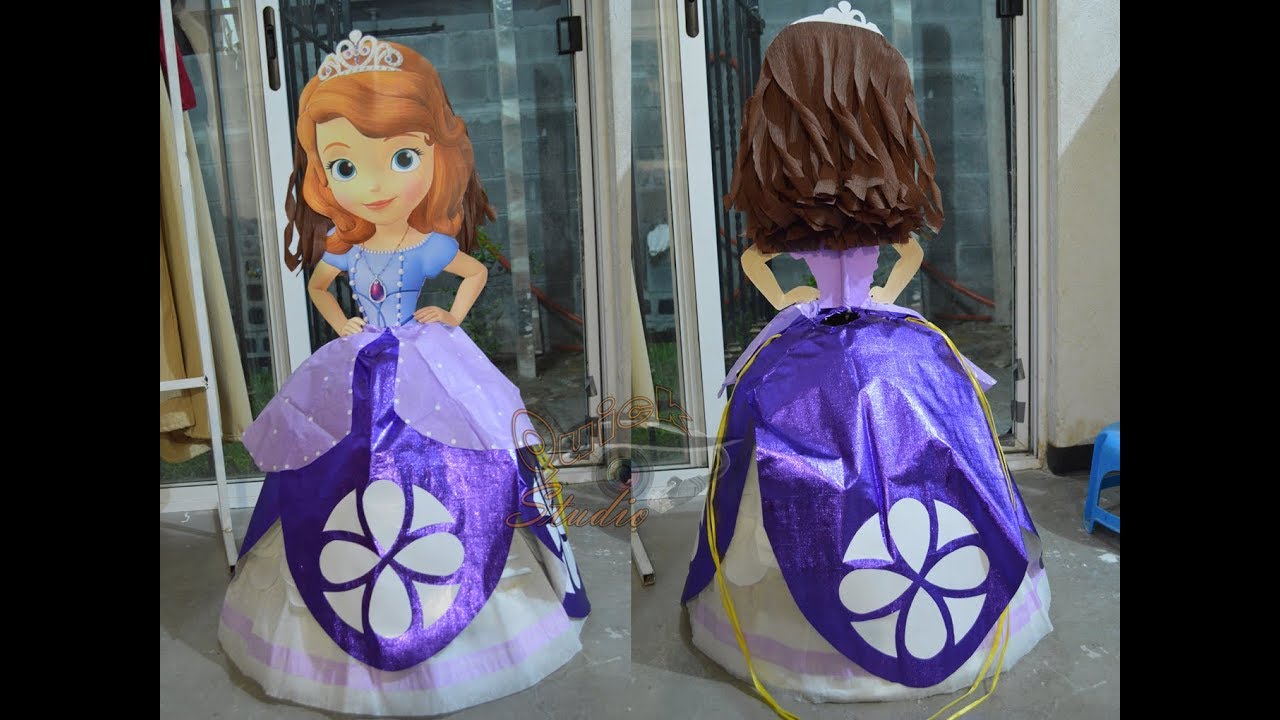 Piñata Princesa Sofía - YouTube
