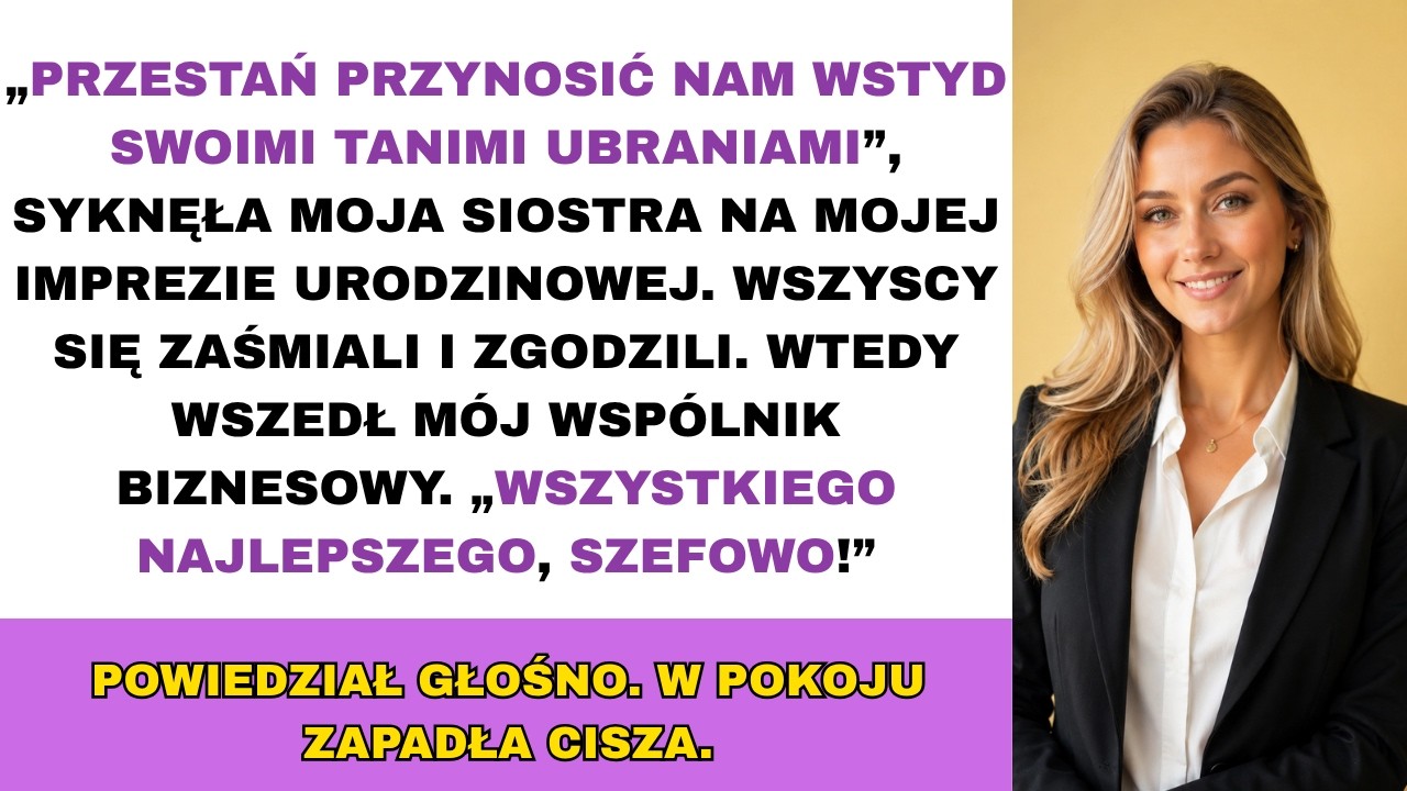 W środowe popołudnie przeglądałam raporty mojej firmy, kiedy brat napisał mi, żebym nie przychodziła na jego wesele, bo nie pasuję do obrazu, który chce pokazać rodzinie. Kilka minut później...