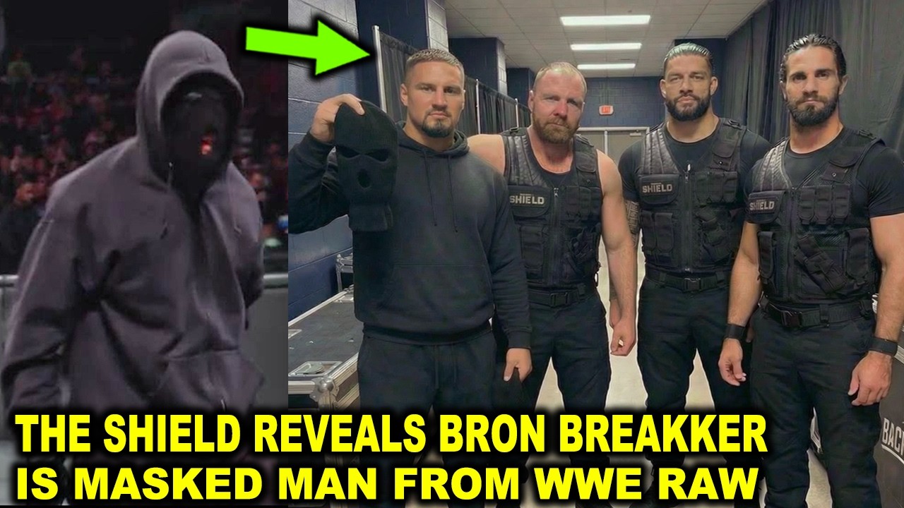 The Shield Reveals Bron Breakker is Masked Man from WWE RAW Who Attacked Austin Theory & The Vision
