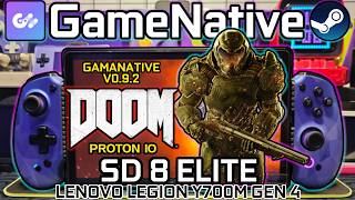 DOOM (2016) | GameNative 0.9.2 | SD 8 ELITE | Legion Y700 Gen 4 | Proton 10 |