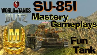 WOT Blitz SU-85l Mastery Gameplays