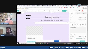 How To Create Online Courses on LearnWorlds - Live Demo with LearnWorlds team