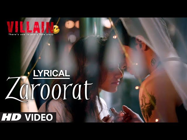 Zaroorat Full Song with Lyrics | Ek Villain | Mithoon | Sidharth Malhotra, Shraddha Kapoor