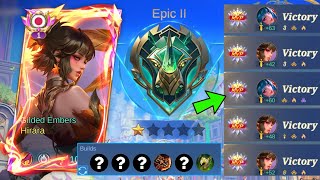 NEW SEASON BEST BUILD AND EMBLEM FOR HIRARA + WALL TRICK ABUSE (MUST TRY) screenshot 1