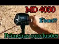 Detector de metais/Primeiro teste do MD 4030