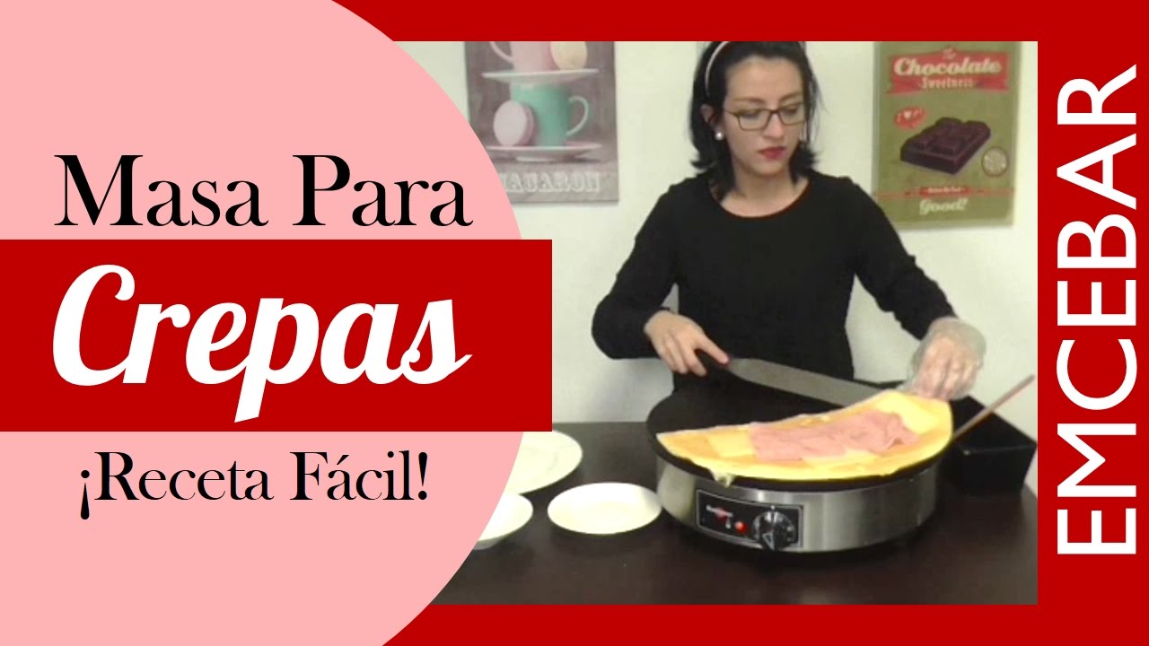 Como Hacer Masa Para Crepas | ¡Receta Facil! - YouTube