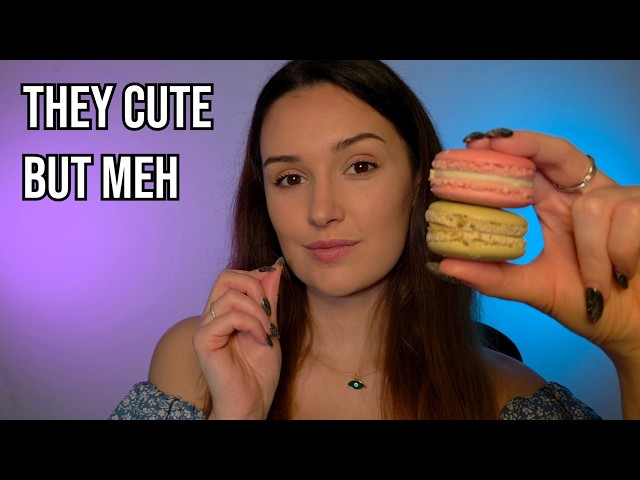 Eating Macarons from Paris (I'm underwhelmed) | ASMR
