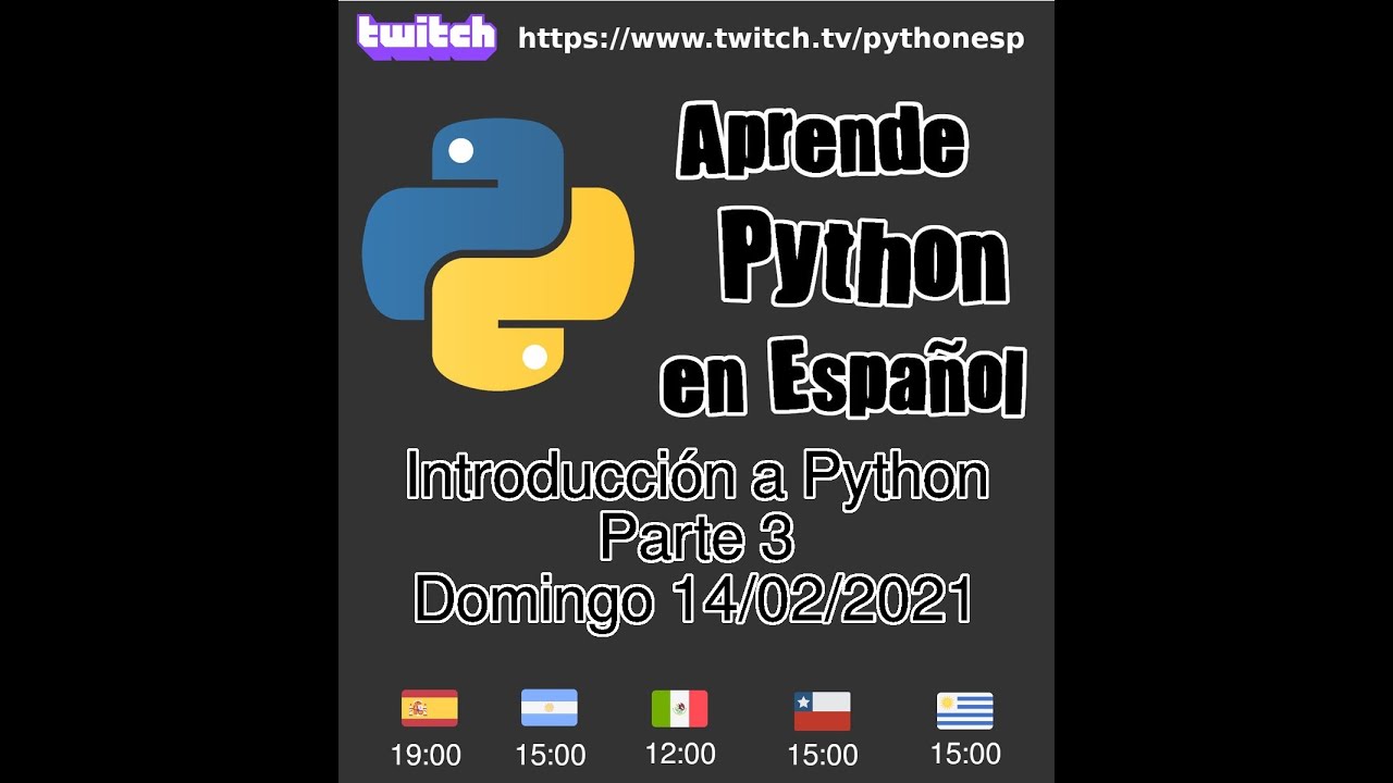 Introducción a Python Parte 3 - YouTube