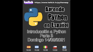Introducción a Python Parte 3