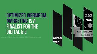 Optimized Webmedia Marketing – CanadianSMEAwards Digital & E-Commerce Business of the Year Award