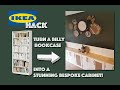 Billy Bookcase Ikea Hack! Turn a Bookcase into a sideboard cabinet.
