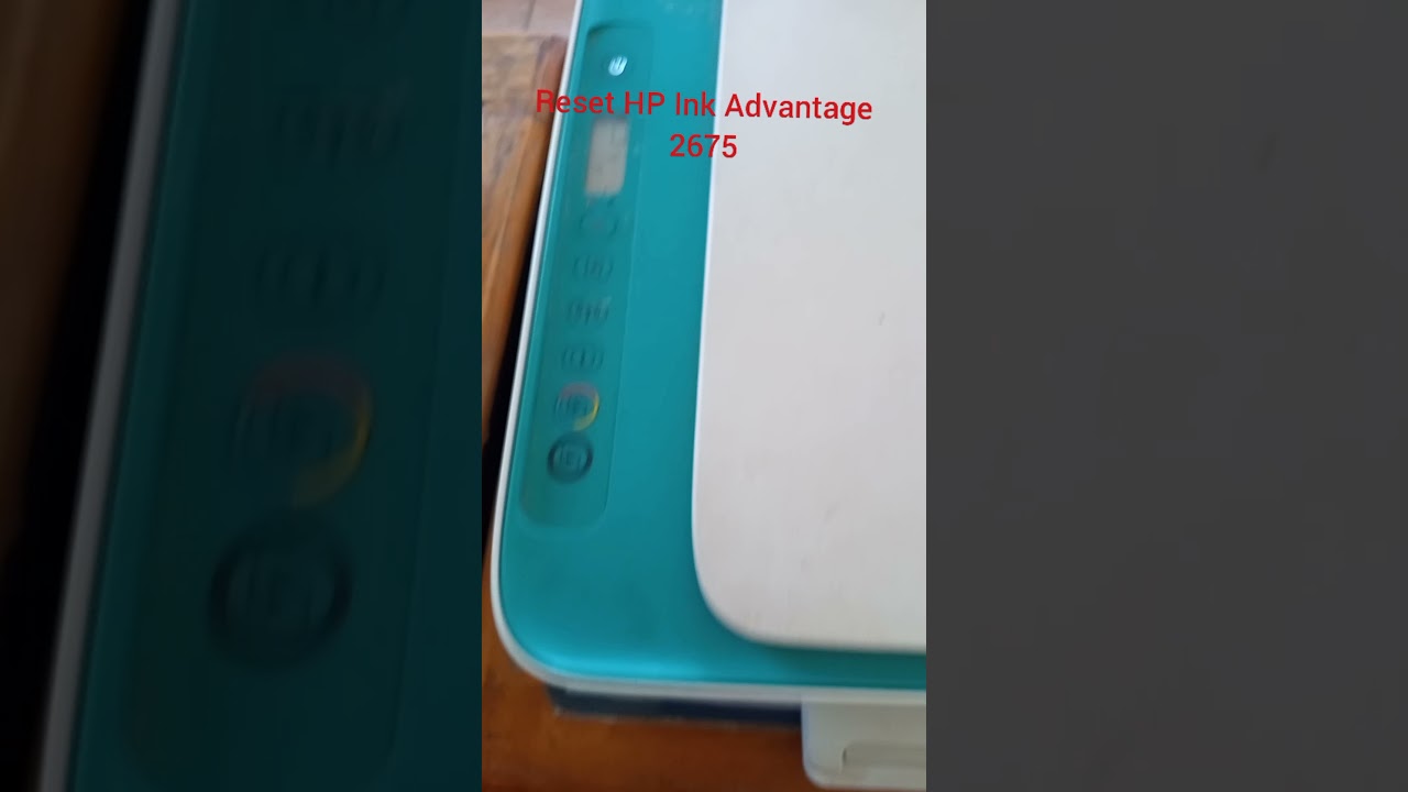 Reset HP Ink Advantage 2675!! Solucion Rapida - YouTube