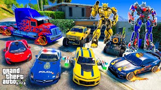 Collecting TRANSFORMERS Movie Vehicles In GTA 5..!😍