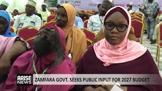 ZAMFARA GOVT SEEKS PUBLIC INPUT FOR 2027 BUDGET