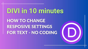 How to change the responsive settings for text in DIVI. Change font size for mobile DIVI theme