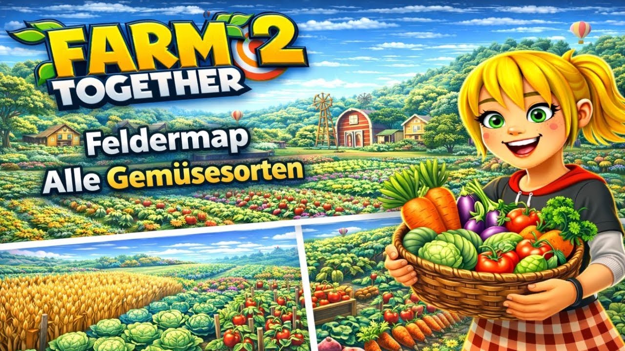 Farm Together 2 - Alle Gemüsesorten auf einer Map Tipps & Tricks