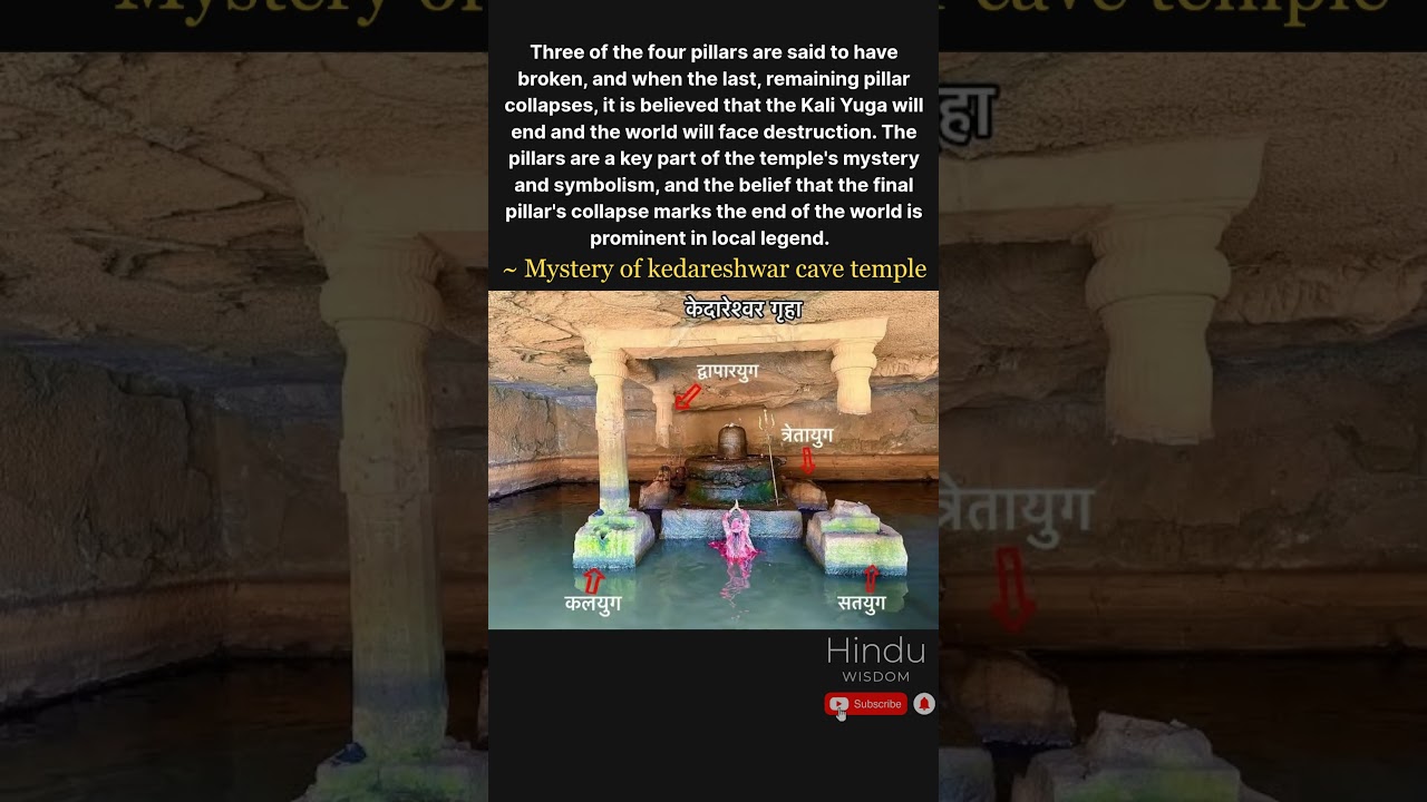 Mystery of kedareshwar cave temple 