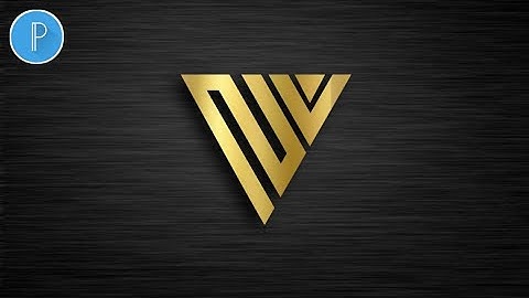 Tutorial 🔥 Monogram Logo Design in Pixellab || Letter NV Logo Design