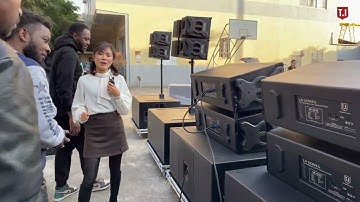 2way double 12 inch line array speaker sound system T.I Pro Audio la2122