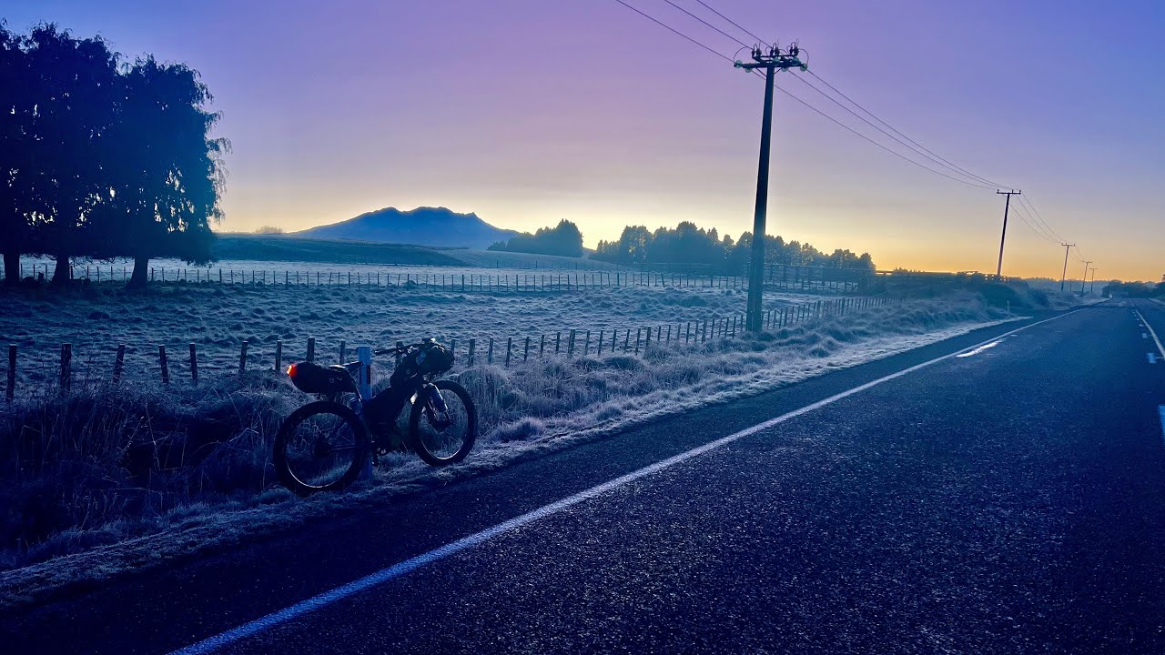 Bikepacking the Whanganui River Road and Whangaehu valley. - A mid-winter adventure