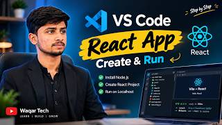 How to Create a React App in VS Code | React + Vite Setup for Beginners