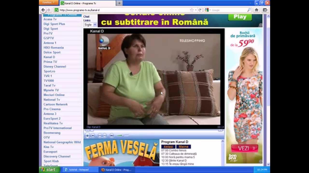 Tutorial Instalare Programe Tv Online YouTube