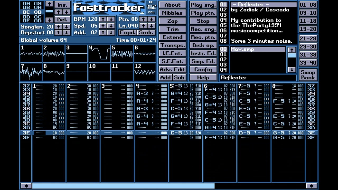 Reflecter by Zodiak (XM) (FT2-Clone)