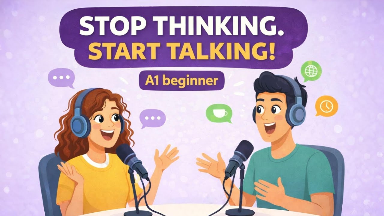 Talk First, Think Later! 🔥 Speak English Fluently Fast | Easy English Convo