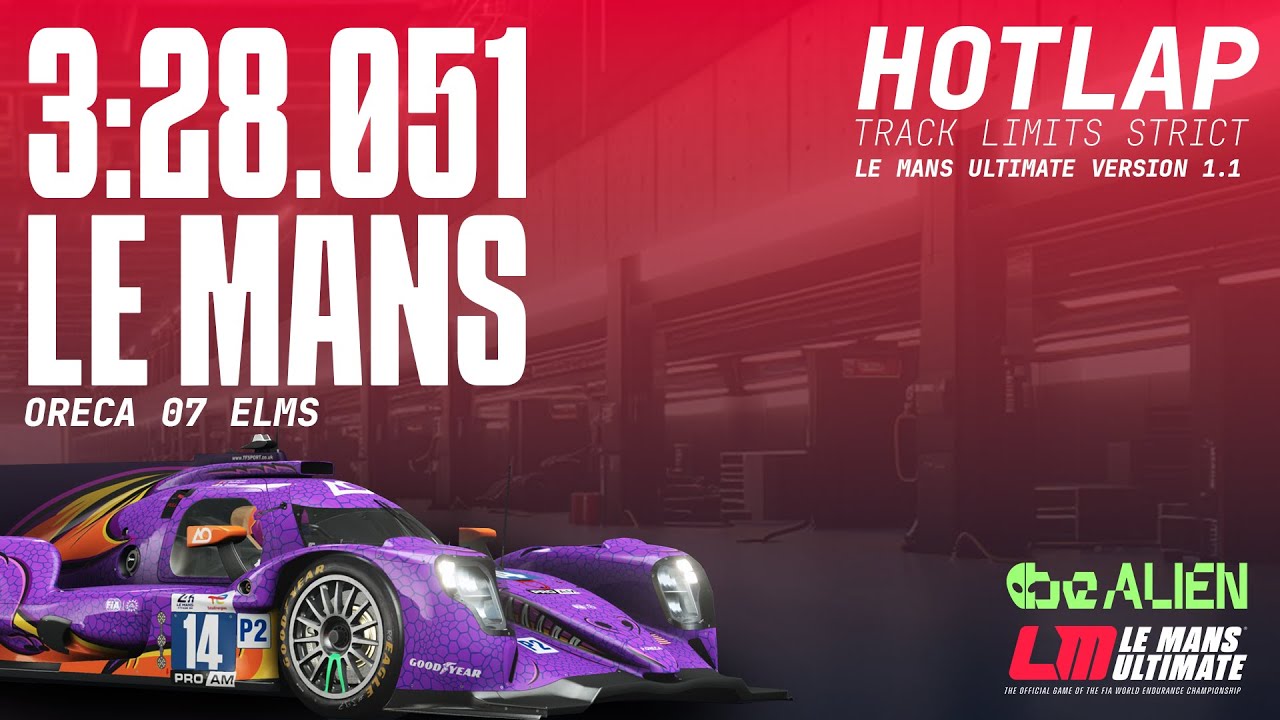 Le Mans Ultimate Hotlap: Oreca 07 LMP2 ELMS @ Le Mans (1.1)