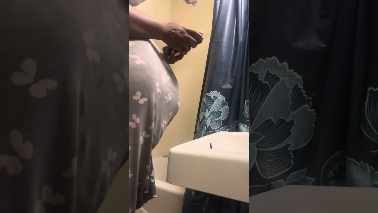 Let’s clean the bathroom listen to music