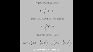 Problem 8.3 - Momentum, Maxwell’s Stress Tensor: Introduction to Electrodynamics
