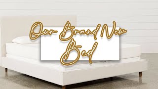 Our NEW BED FRAME came in TODAY