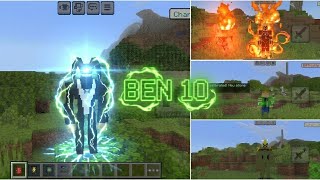 Updated ben 10 Addon for Minecraft bedrock edition pocket edition 1.26+ #ben10 #minecraft#mod  screenshot 5
