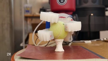 Robust proprioceptive grasping with a soft robot hand