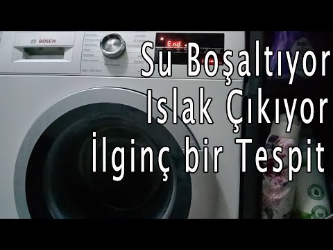 Çamaşır Makinası, Islak çıkıyor, Sıkmıyor diyorsanız, sulu ise sebebi başka