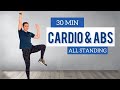 30 min standing cardio  abs workoutnon stopno jumpingcardio core quema grasa