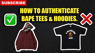 How To Authenticate Bape Tees And Hoodies