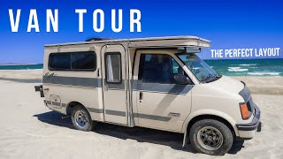 RARE Chevy ASTRO VAN | Transforming a dated interior to a cozy modern tiny home.