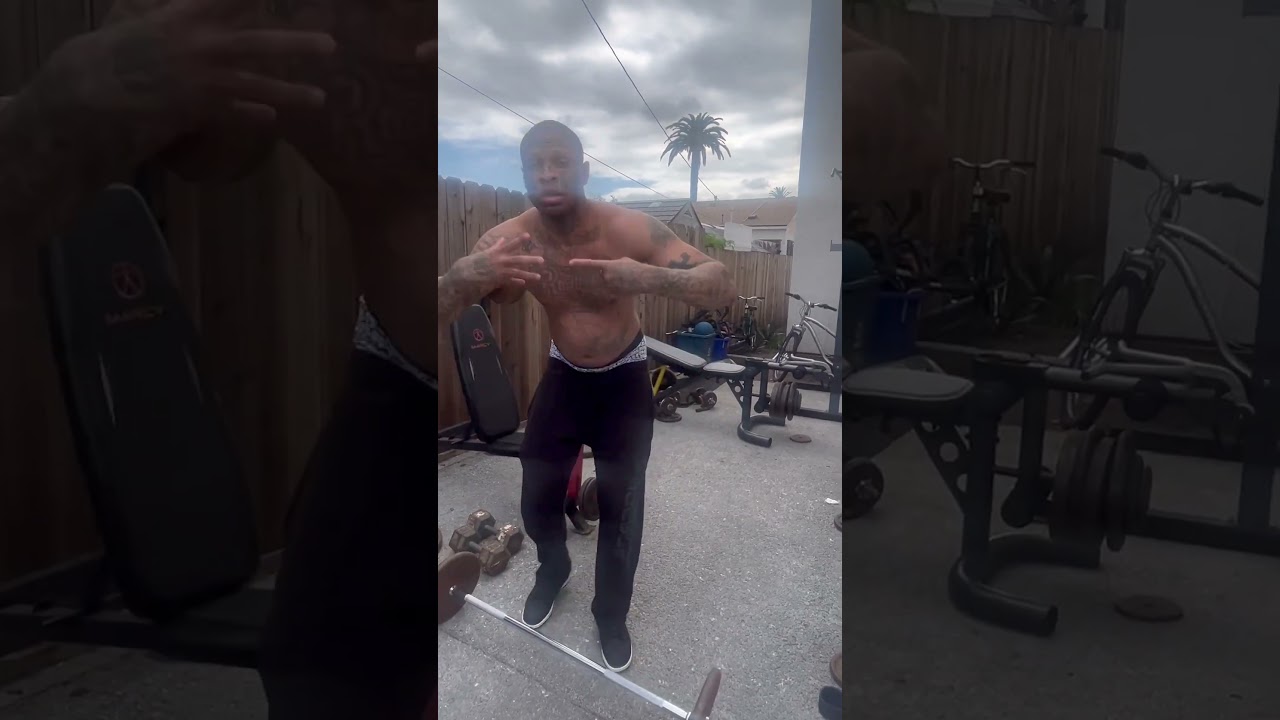 STUBOYBLUE LIFTING WEIGHTS , FOCUSED ON HIS MUSIC CAREER