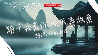 阿肆/點水南樂 - 關于我愛你 明天再放棄『你眼神的含義 也不是不想』【動態歌詞】
