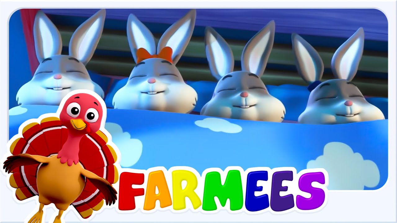 Dieci a Letto Canzone e Di Piu Educativo Video per Bambini - Farmees