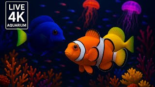 Download Lagu The Best 4K Aquarium – Soothing Jellyfish \u0026 Reef Fish with Sleep Music for Deep Relaxation MP3